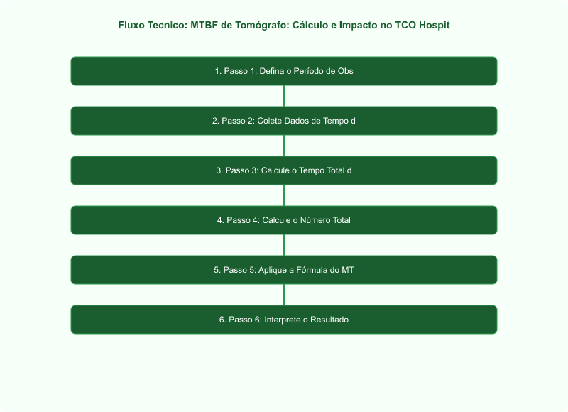 MTBF de Tomógrafo: Cálculo e Impacto no TCO Hospitalar de 10 Anos