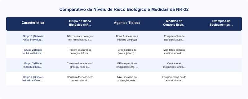 NR-32 e Biossegurança: Obrigações Hospitalares para Risco Biológico